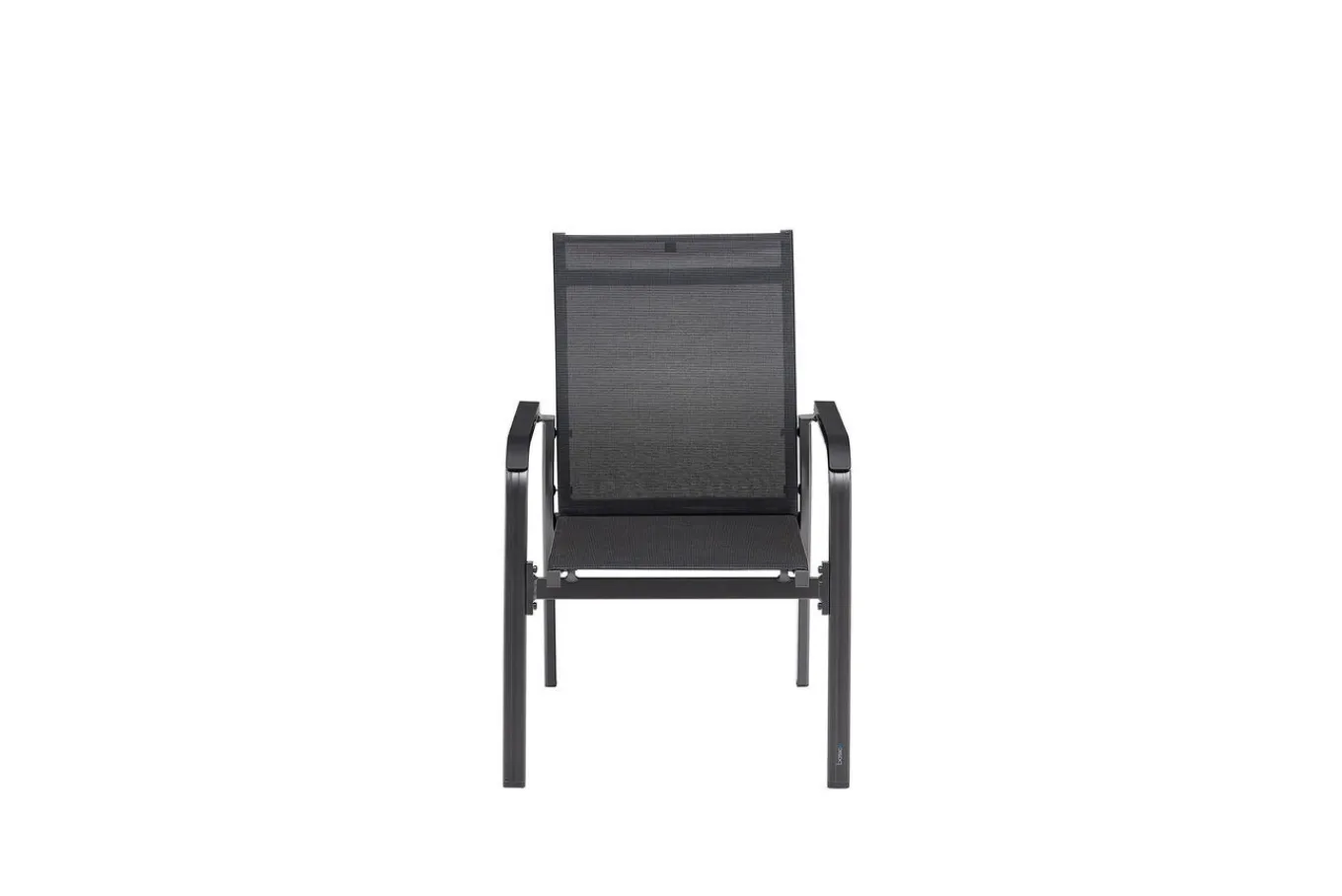 Discount Basic Plus Premium Stapelsessel, anthrazit/lakritz, Alu/Outdoorgewebe,0102405-7000 Gartenstühle & Gartensessel