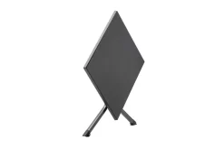 Clearance BasicPlus Pro Balkon-Set, anthrazit, Aluminium/KETTALUX/Textilene, Tisch 70 x 70 cm, 2 Stapelsessel, robust Balkonmöbel-Set|Aluminium-Gartenmöbel