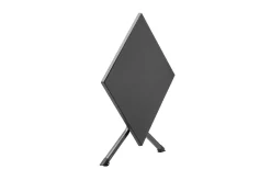 Best BasicPlus Pro Balkon-Set, anthrazit, Aluminium/Textilene/KETTALUX, 80 x 80 cm, 2 Stapelstühle Balkonmöbel-Set