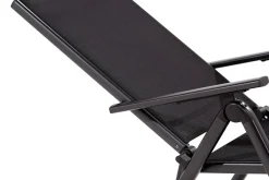 Sale BasicPlus Pro Balkon-Set, anthrazit, Alu/Textilene, Ø100 x 74 cm, 2 Klappstühle, geeignet für Balkone Garten-Essgruppen