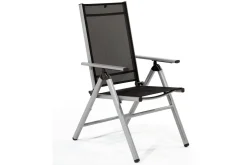 Discount BasicPlus Pro Garten-Essgruppe, 6 Personen, ausziehbarer Tisch 180–240 cm, Aluminium/Textilene, Exklusivmodell Garten-Essgruppen