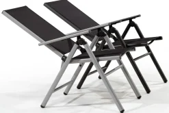 Clearance BasicPlus Pro Garten-Essgruppe, 6 Personen, ausziehbarer Tisch 160–260 cm, Alu/Textilene, Exklusivmodell Garten-Essgruppen