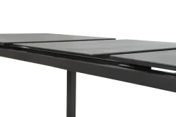 Discount BasicPlus Pro Garten-Essgruppe, anthrazit, Alu/Textilene/Spraystone, ausziehbare Tischplatte 180/240 x 100 cm, 6 Klappstühle Garten-Essgruppen