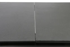 Discount BasicPlus Pro Garten-Essgruppe, anthrazit, Alu/Textilene/Spraystone, ausziehbare Tischplatte 180/240 x 100 cm, 6 Klappstühle Garten-Essgruppen