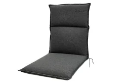 Online BasicPlus Pro Garten-Essgruppe, anthrazit, Aluminium/Spraystone/Polyester, 180/280 x 100 cm, 6 Stapelsessel, inkl. Auflagen Garten-Essgruppen|Aluminium-Gartenmöbel