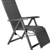 Online BasicPlus Relaxsessel, anthrazit/anthrazit, Alu/Textilene, 90 x 61 x 44 cm, 0301216-7000 Gartenstühle & Gartensessel