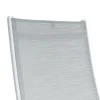 Online Boulevard/BasicPlus Balkon-Set, weiß/hellgrau, Aluminium/KETTALUX, Tisch 70 x 70 cm, 2 Klappstühle, ergonomisch Balkonmöbel-Set|Aluminium-Gartenmöbel