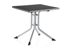 BOULEVARD Klapptisch, silber/anthrazit, Alu/KETTALUX, 80 x 80 cm, klappbar, 0307018-0000 Gartentische