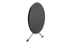 Hot BOULEVARD Klapptisch, silber/anthrazit, Alu/KETTALUX, Ø100cm, klappbar, robust, 0307016-0000 Gartentische|Aluminium-Gartenmöbel