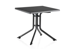 Discount BOULEVARD Klapptisch, anthrazit, Alu/KETTALUX, 80 x 80 cm, klappbar, witterungsbeständig, 0307018-7000 Gartentische