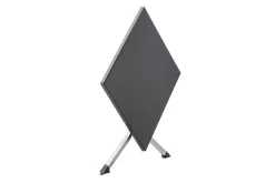 Online BOULEVARD Klapptisch, silber/anthrazit, Aluminium/KETTALUX, 70 x 70 cm, pflegeleicht, schmutzabweisend Gartentische|Aluminium-Gartenmöbel