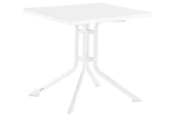 Online BOULEVARD Klapptisch, weiß, Aluminium/KETTALUX, 70 x 70 cm, schmutzabweisend, quadratisch Gartentische|Aluminium-Gartenmöbel