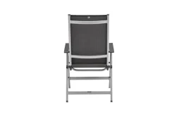 Sale Cubic/Basic Plus Garten-Essgruppe, silber/anthrazit, Alu/Textilene, Tisch 160 x 90 cm, 4 Stapelsessel, 2 Klappstühle Garten-Essgruppen