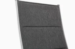 Sale Cubic/ Basic Plus Padded Garten-Essgruppe, silber/anthrazit, Alu/Textilene, Tisch 160 x 90 cm, 4 Klappstühle Garten-Essgruppen