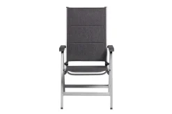 Sale Cubic/ Basic Plus Padded Garten-Essgruppe, silber/anthrazit, Alu/Textilene, Tisch 160 x 90 cm, 4 Klappstühle Garten-Essgruppen