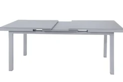 Best KETTLER Garten-Essgruppe, silber/anthrazit, Alu/Textilene, Tisch 180/240 x 100 cm, 6 Klappstühle, inkl. Auflagen Garten-Essgruppen