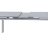 Best Granada Garten-Essgruppe, silber, Alu/Textilene, Tisch 180/240x100cm, 6 Stapel-, 2 Klappstühle Aluminium-Gartenmöbel