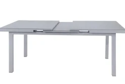 Sale Granada Garten-Essgruppe, 8 Personen, ausziehbarer Tisch 180–240 cm, Aluminium/Textilene, Teak FSC®-zertifiziert Garten-Essgruppen