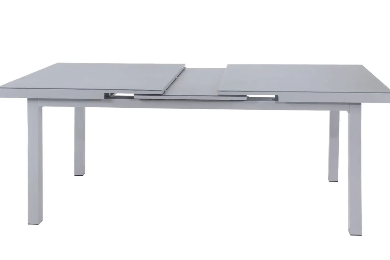 Sale Granada Garten-Essgruppe, 8 Personen, ausziehbarer Tisch 180–240 cm, Aluminium/Textilene, Teak FSC®-zertifiziert Garten-Essgruppen