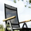 Best Granada Gartengarnitur, Anthrazit, Alu/Spraystone, Esstisch 160x95 cm, 4 Stapelsessel, 2 Klappstühle Garten-Essgruppen|Aluminium-Gartenmöbel
