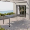 Outlet Kettalux-Plus Dining-Tisch, silber/anthrazit, Alu, 160x95cm, 0301821-0000 Gartentische|Aluminium-Gartenmöbel