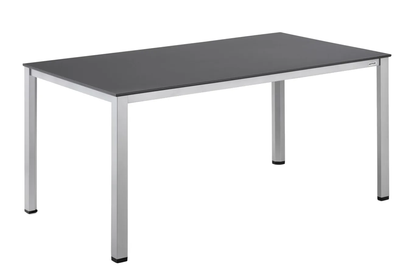 Outlet Kettalux-Plus Dining-Tisch, silber/anthrazit, Alu, 160x95cm, 0301821-0000 Gartentische|Aluminium-Gartenmöbel