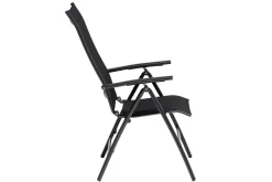 Online Legato Curve Klappstuhl, anthrazit, Alu/Textilene, 0302301-7000, verstellbare Rückenlehne Aluminium-Gartenmöbel|Gartenstühle & Gartensessel