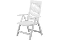 Sale Roma Klappstuhl, weiß, Kunststoff, 68 x 62 x 108 cm, 01438-000 Gartenstühle & Gartensessel
