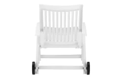 Discount Roma Rollliege, weiß, Kunststoff, 185 x 71 x 40,5 cm, 01638-000 Gartenliegen