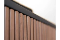 Outlet Aztec Plus Gartenlounge, natur/schwarz, Alu/Polyester/Holzimitat, pulverbeschichtet, wetterbeständig, inkl. Kissen & Polster Gartenlounge|Aluminium-Gartenmöbel