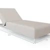 Hot Element Sun Compact Gartenliege, quarzbeige, Alu/Polyester, schnelltrocknend, witterungsbeständig Gartenliegen|Aluminium-Gartenmöbel