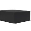 Sale Abdeckhaube für Esstischgarnitur, schwarz, Polyester, TPU 420D Ripstop-Gewebe, 245 x 135 x 109 cm, mit Zugband Schutzhüllen