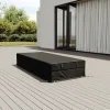 Discount Abdeckhaube für Gartenlounges, schwarz, Ripstop-Gewebe/Polyester, 226 x 95 x 40 cm, wasserabweisend, UV-Schutz Schutzhüllen