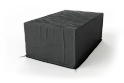 Outlet Abdeckhaube für Garten-Essgruppen, schwarz, Ripstop-Gewebe/Polyester, 202 x 124 x 83 cm, wasserabweisend, UV-Schutz Schutzhüllen