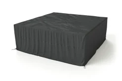 Discount Abdeckhaube für Gartenlounges, schwarz, Ripstop-Gewebe/Polyester, 249 x 249 x 70 cm, wasserabweisend, UV-Schutz Schutzhüllen