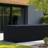 Online Abdeckhaube für Garten-Essgruppen, schwarz, Ripstop-Gewebe/Polyester, 282 x 124 x 83 cm, wasserabweisend, UV-Schutz Schutzhüllen