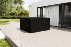 Discount Abdeckhaube für Garten-Essgruppen, schwarz, Ripstop-Gewebe/Polyester, 165 x 180 x 75 cm, wasserabweisend, UV-Schutz Schutzhüllen
