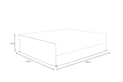 Discount Abdeckhaube für Gartenlounge, schwarz, Polyester, TPU 420D Ripstop-Gewebe, 300 x 355 x 70 cm, mit Zugband Schutzhüllen