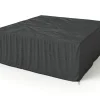 Hot Abdeckhaube für Gartenlounge, schwarz, Polyester, TPU 420D Ripstop-Gewebe, 208 x 210 x 60 cm, mit Kordelzug Schutzhüllen