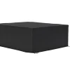 Best Abdeckhaube für Gartenlounge, schwarz, Polyester, TPU 420D Ripstop-Gewebe, 310 x 180 x 68 cm, uv-schutz, mit Kordelzug Schutzhüllen