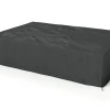Hot Abdeckhaube für Loungemöbel, schwarz, Ripstop-Gewebe/Polyester, 184 x 264 x 60 cm, wasserabweisend, UV-Schutz Schutzhüllen