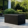 Hot Abdeckhaube für Tische, schwarz, Ripstop-Gewebe/Polyester, 220 x 120 x 85 cm, wasserabweisend, UV-Schutz Schutzhüllen