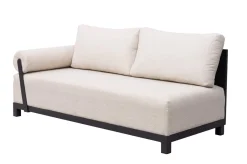 Hot Altea Gartenlounge für 5-6 Personen, beige-weiß, Aluminium/Polyesterbezug, wetterfest und pflegeleicht Gartenlounge