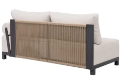 Hot Altea Gartenlounge für 5-6 Personen, beige-weiß, Aluminium/Polyesterbezug, wetterfest und pflegeleicht Gartenlounge