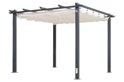 Sale Antalya Ersatzdach für Pergola, creme, Polyester mit PA-Beschichtung, UV30+, passend für Pergola 3x3 m Sonnenschutz Zubehör