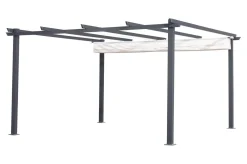 Outlet Antalya Ersatzdach für Pergola, creme, Polyester mit PA-Beschichtung und UV30+, passend für Pergola 4x4 m Sonnenschutz Zubehör