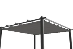 Clearance Antalya Ersatzdach für Pergola 4x4 m, anthrazit, Polyester, PA-beschichtet, UV30+, wasserabweisend Sonnenschutz Zubehör