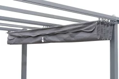 Hot Antalya Ersatzdach für Pergola, anthrazit, Polyester mit PA-Beschichtung, UV30+, passend für Pergola 3x3 m Sonnenschutz Zubehör