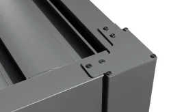 Discount Antalya Lamellenpergola, schwarz, Alu, 4 x 4 m, pulverbeschichtet, wetterfest, verstellbare Lamellen Pergola