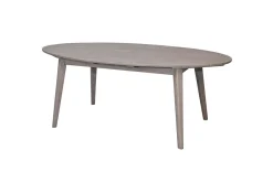 Clearance Arendal Diningtisch, grau, Akazie, 200x100cm, oval, FSC®-zertifiziertes Produkt Gartentische|Akazien-Gartenmöbel